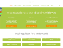 Tablet Screenshot of kinderworld.org